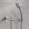 Chrome Wall Mounted Tub Spout Set with Hand Shower